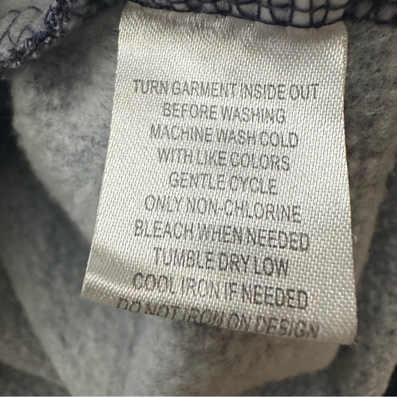 Disney Stitch Sweatshirt Womens Small Blue Gray Long Sleeve Crew Neck Acid Wash - Picture 6 of 9